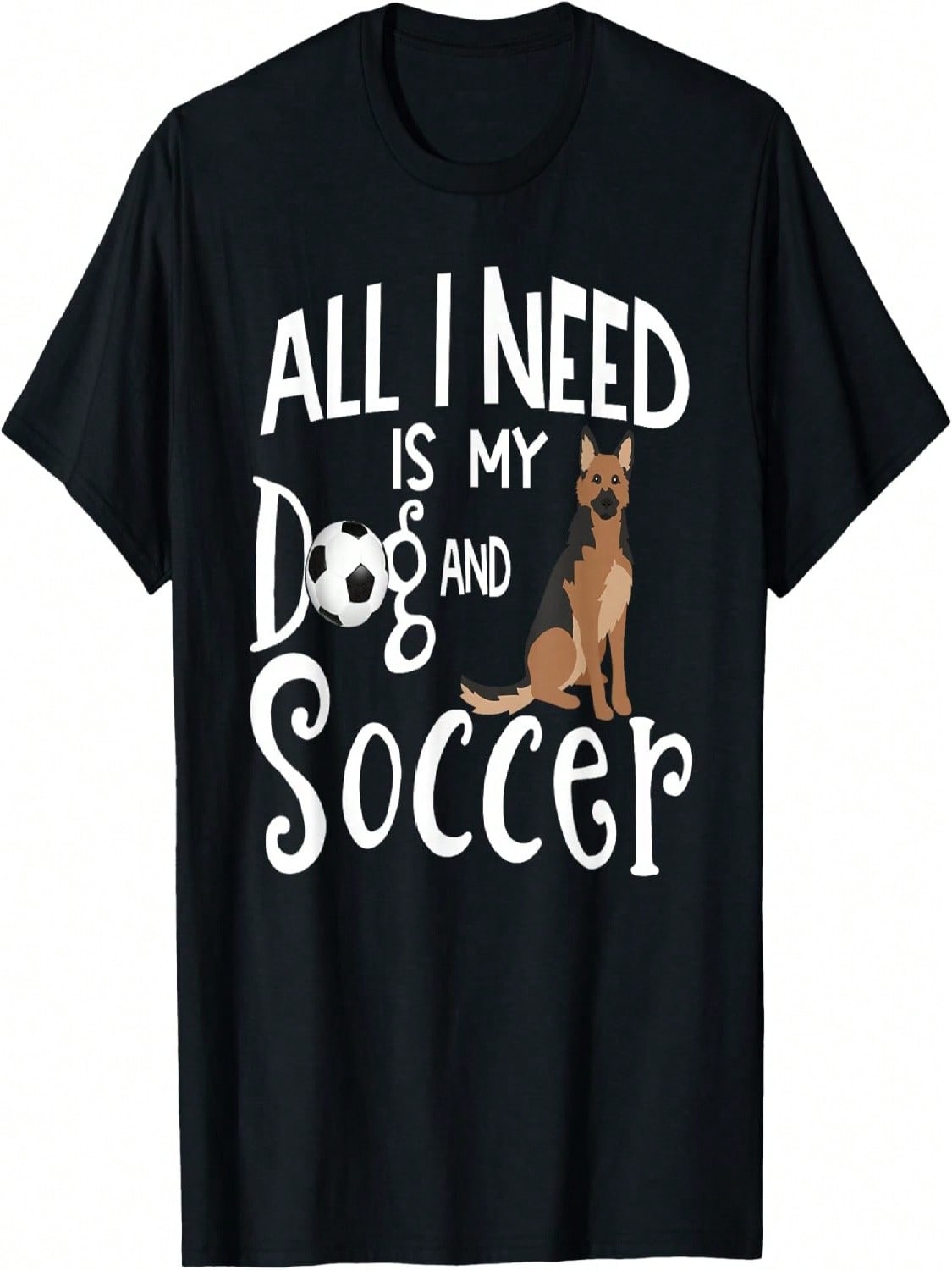 German Shepherd Dog Soccer Player Gift T-Shirt S разноцветный
