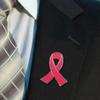 10 Pcs Ribbon Brooch Enamel Pins Jewelry Breast Cancers Awareness Hope Lapel Pin Buttons Badges Clothing Accessories