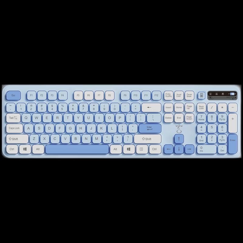 Ziguang XuanNiao KM500W Wireless Silent Keyboard Mouse Combo