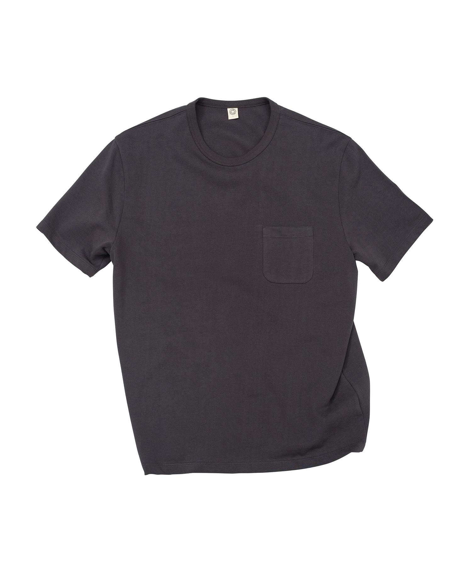 Oldeubi Gen 30S Cotton 2-Ply Crew Neck T-Shirt Charcoal Gray 1