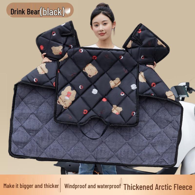 Elektrikli Araçlar ve Bisikletler için Ultrasonik Kışlık Polar Astarlı Su Geçirmez Rüzgar Geçirmez Battaniye