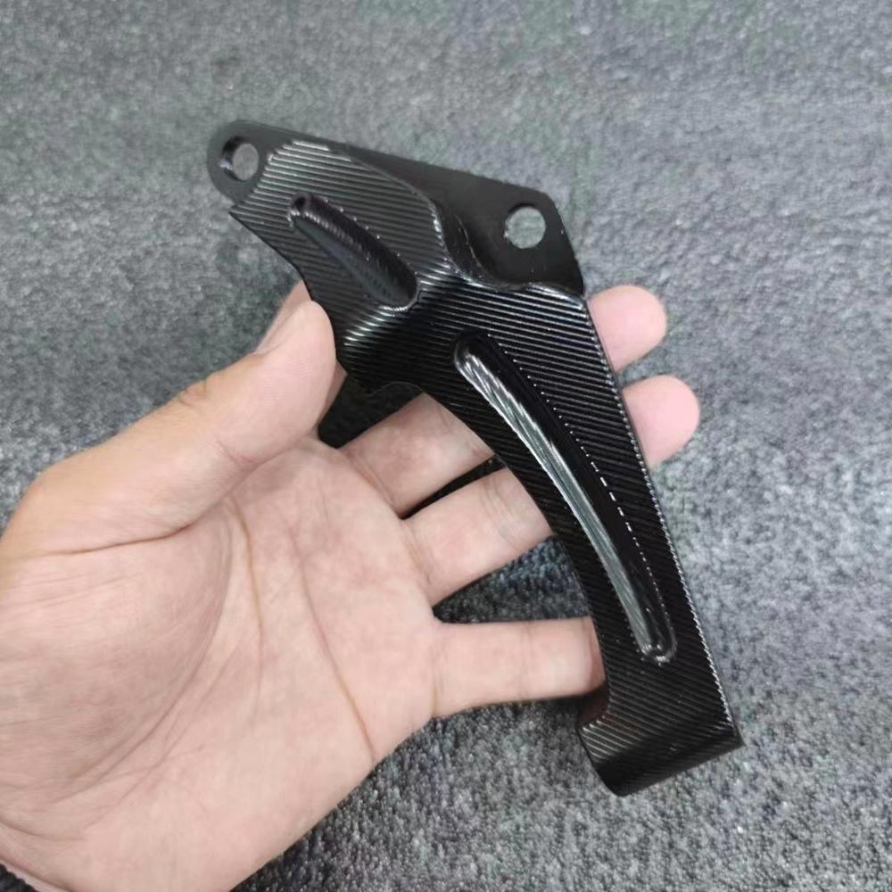 70/100mm Motorcycle Front shock Brake Caliper Bracket Adapter For GP4 100mm Brake Caliper 220/245mm Disc For Niu N1 N1S CYGNUS-Z 220 black