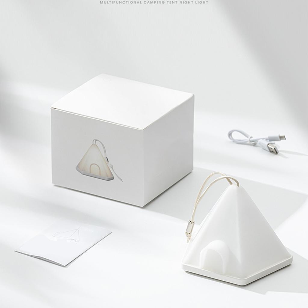 Creative tent night light rechargeable bedside lamp portable outdoor camping lighting atmosphere night light