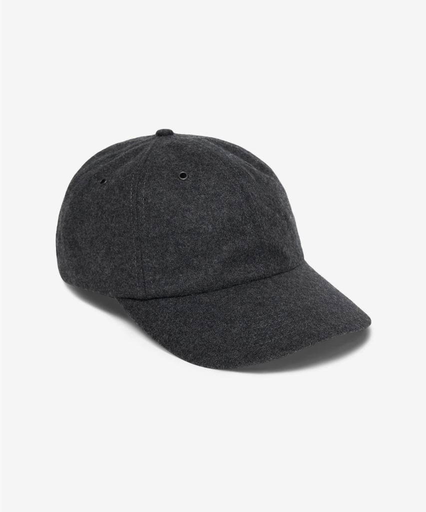 Noa (U) Wool Flannel 6-Panel Charcoal