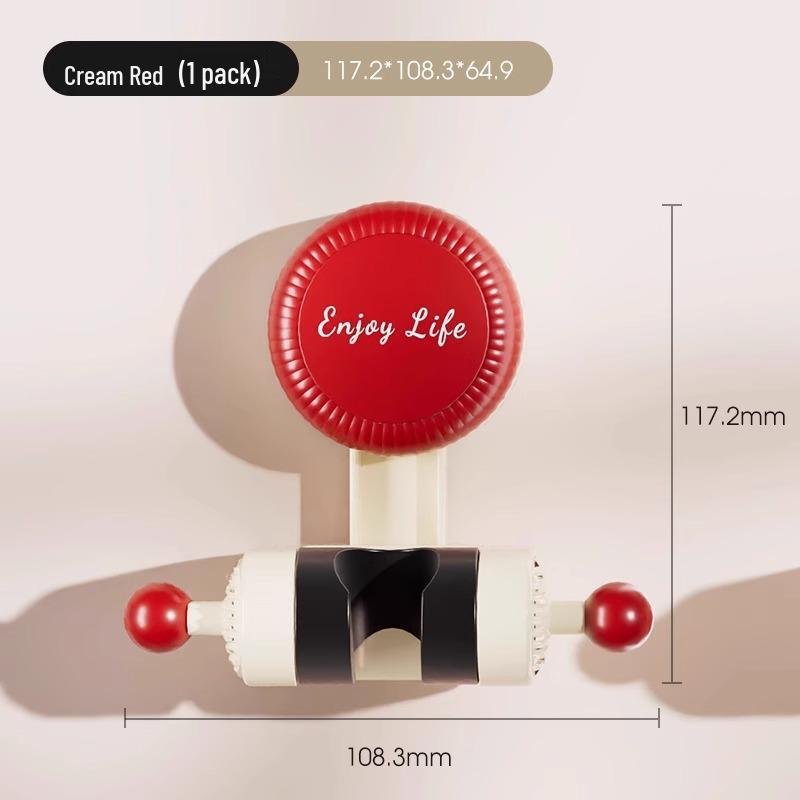 Adjustable Multi-Functional Rotating Shower Head with Suction Cup Base