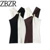 Zbzr Autumn New Women Clothes Western Style Contrast Color Sling Accessories Knitted Neck Collar Top 4938016