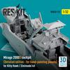 Reskit 1/32 Dassault Mirage 2000D Cockpit with 3D Instrument Panel and Console (for Kitty Hawk) Plastic Model Kit Parts RSKU32-0141