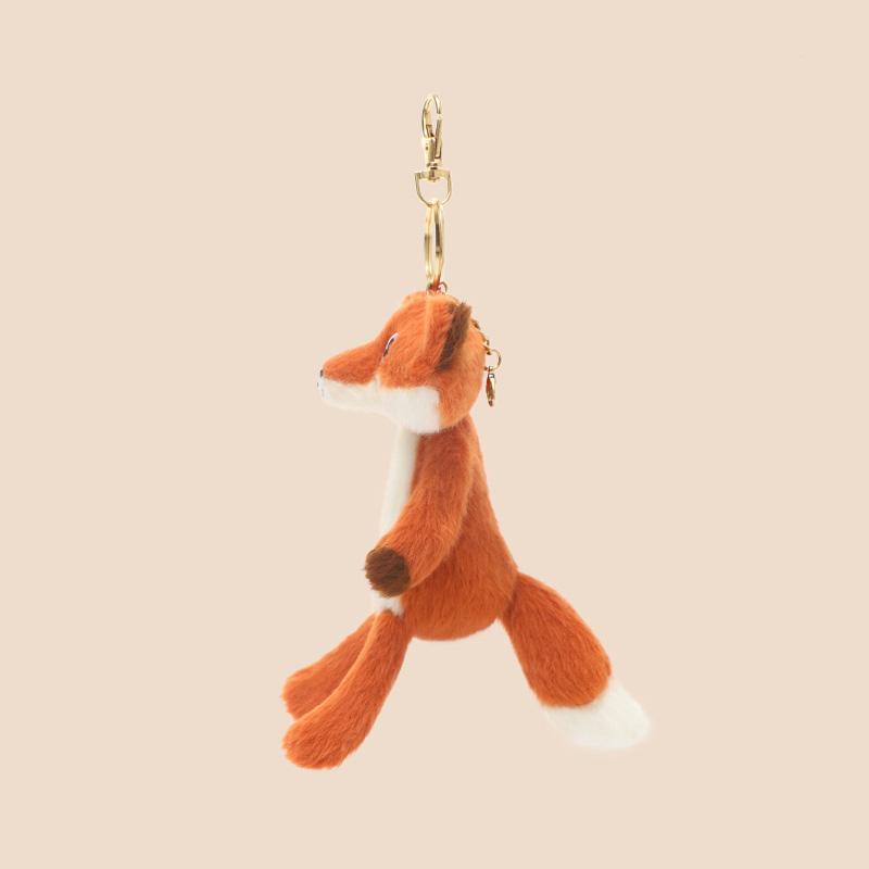 40/16cm Kreskówkowa Pluszowa Zabawka Lis Kawaii Pluszowa Lalka Lis Poduszka Wypchane Zwierzę Lis Brelok Zawieszka do Plecaka Dekoracja Domu Prezent dla Dzieci