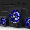 D 207 Computer Speaker USB Wired Combination Speaker Colorful LED Bass Stereo Music Player Subwoofer Speaker for