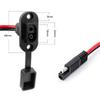 SAE Power Cord 12AWG SAE Power Universal SAE Solar Panel Mount Weatherproof 30A SAE Quick Connect