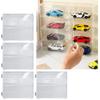 Miniature Car Display Case, Clear, 8-Divider Panel, Stain-Resistant, Set of 4
