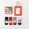 3D Cartoon Christmas Stocking Gift Set: Cute Mid-tube Women’s Socks for Autumn & Winter
