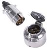 Accesorii pentru remorcă- mufă remorcă cu 7 pini Prize RV 12 V Tractare remorcă Conectori metalice pentru remorcă cu 7 pini