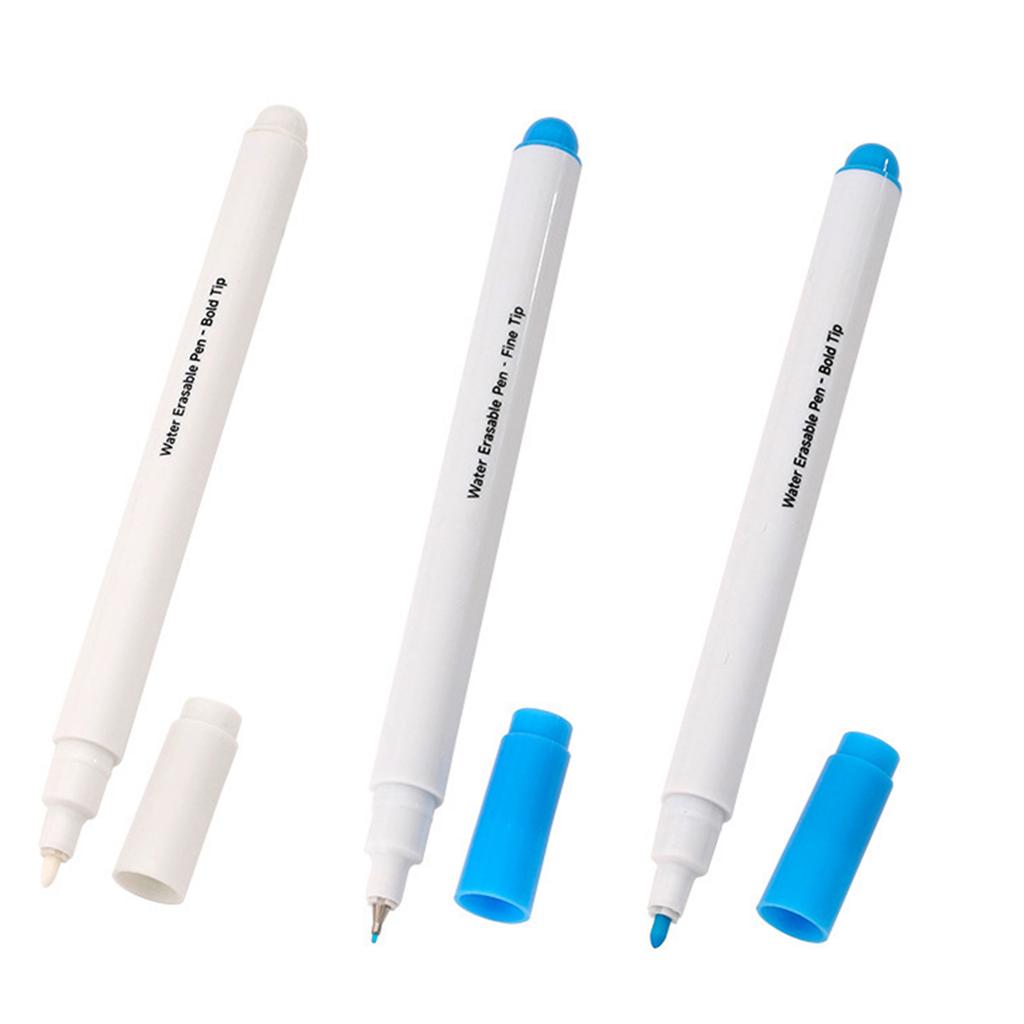 12 Pcs Washable Fabric Markers Erasable Sewing Markers Water Soluble Pen Fabric Marking Pen Sewing Supplies for Quilting