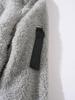 2025 Autumn/Winter European & American Men's Plush Lined Hooded Sweatshirt Jacket