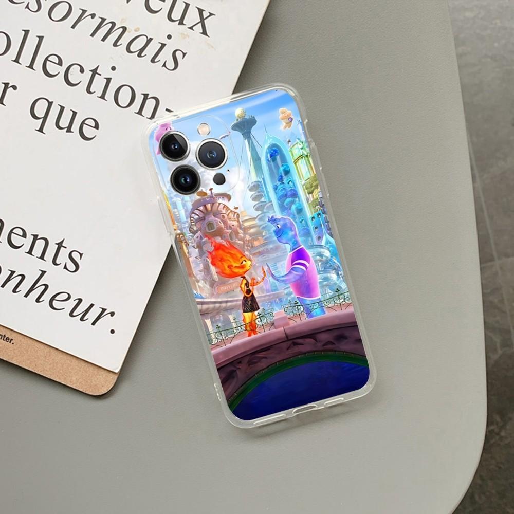 

Хит Анимационный Фильм E-ELEMENTAL Чехол Для Телефона Для IPhone 16 15 14 11 12 13 Mini Pro XS Max Чехол 6 7 8 Plus X Funda Оболочка iPhone 11pro max