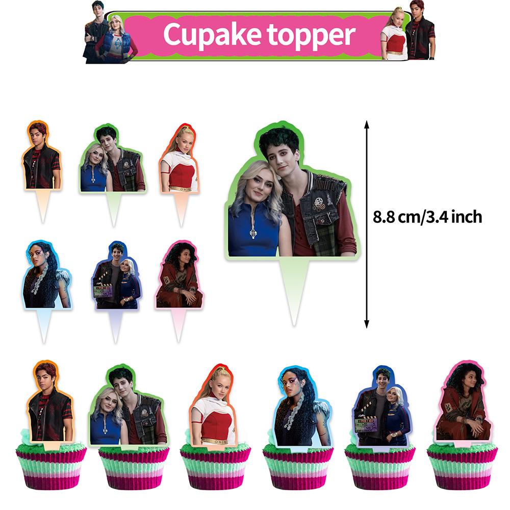 32-teiliges Zombies 4 Partydekorationsset enthält Banner, Ballon, Kuchenaufsatz