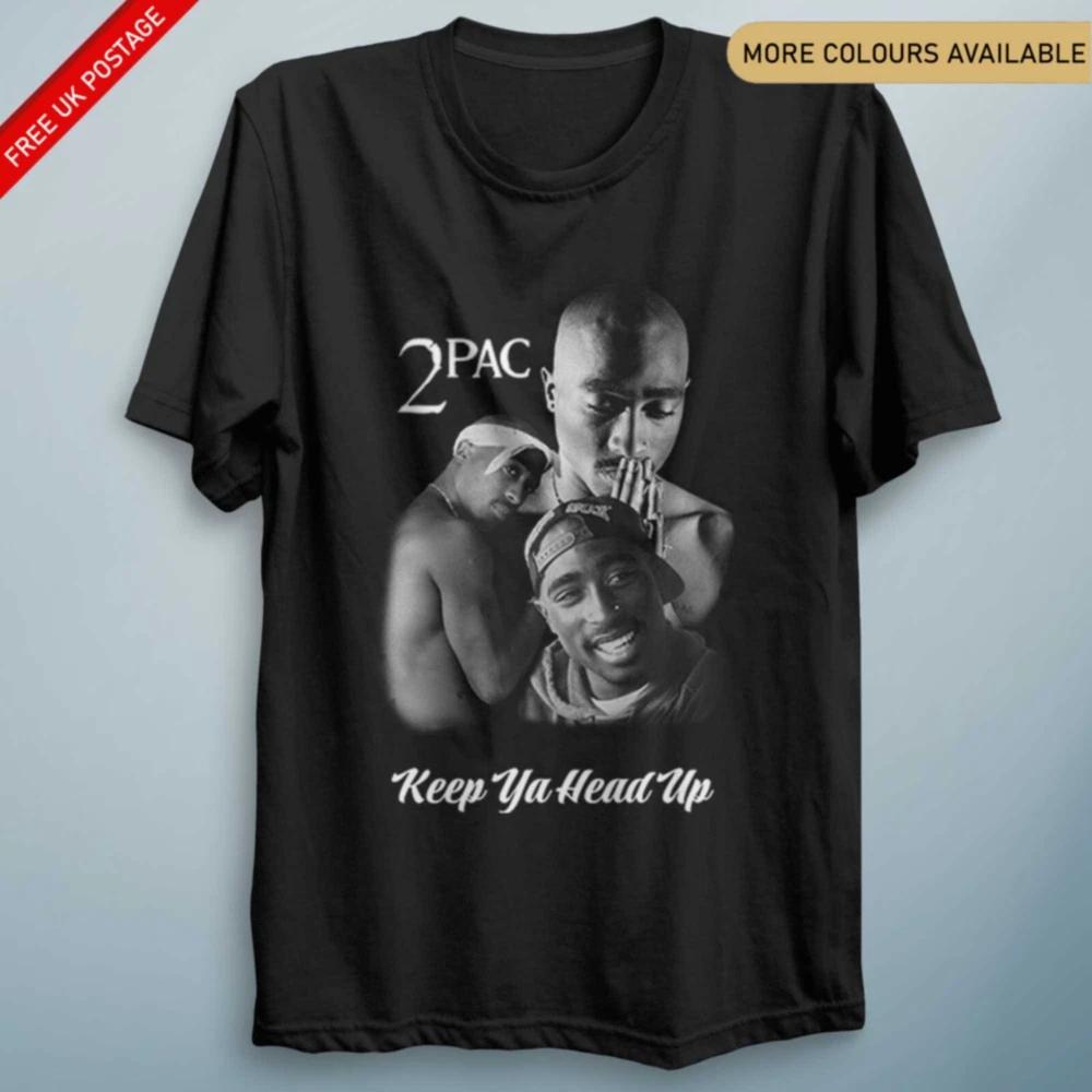 2Pac TShirt VINATGE Rap Shirt Unisexs Tupac Shirt Gangster Rap Shirt Unisex Tee S