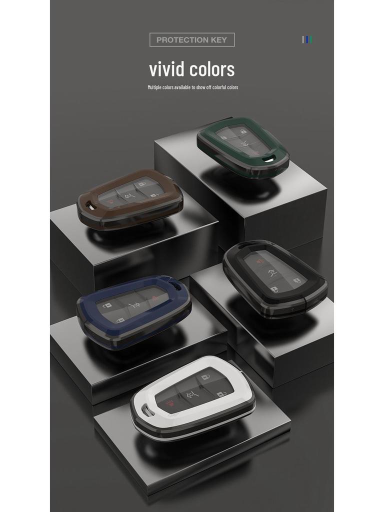 Cadillac Premium Key Case for XT5, CT5, XT4, XTS, ATSL, CT6, XT6, CT4 - Suitable for Men & Women