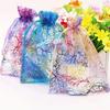 Mesh Drawstring Pouch Gift Bag Elegant Coral Grove Style Suitable for Candy Chocolate Party Favors and Holiday Celebrations