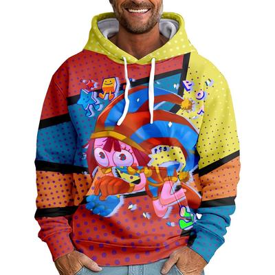 Men Women Hoodie The Amazing Digital Circus Hoodies Anime Streetwear Harajuku Casual Printed Hooded Pullover Sweatshirts