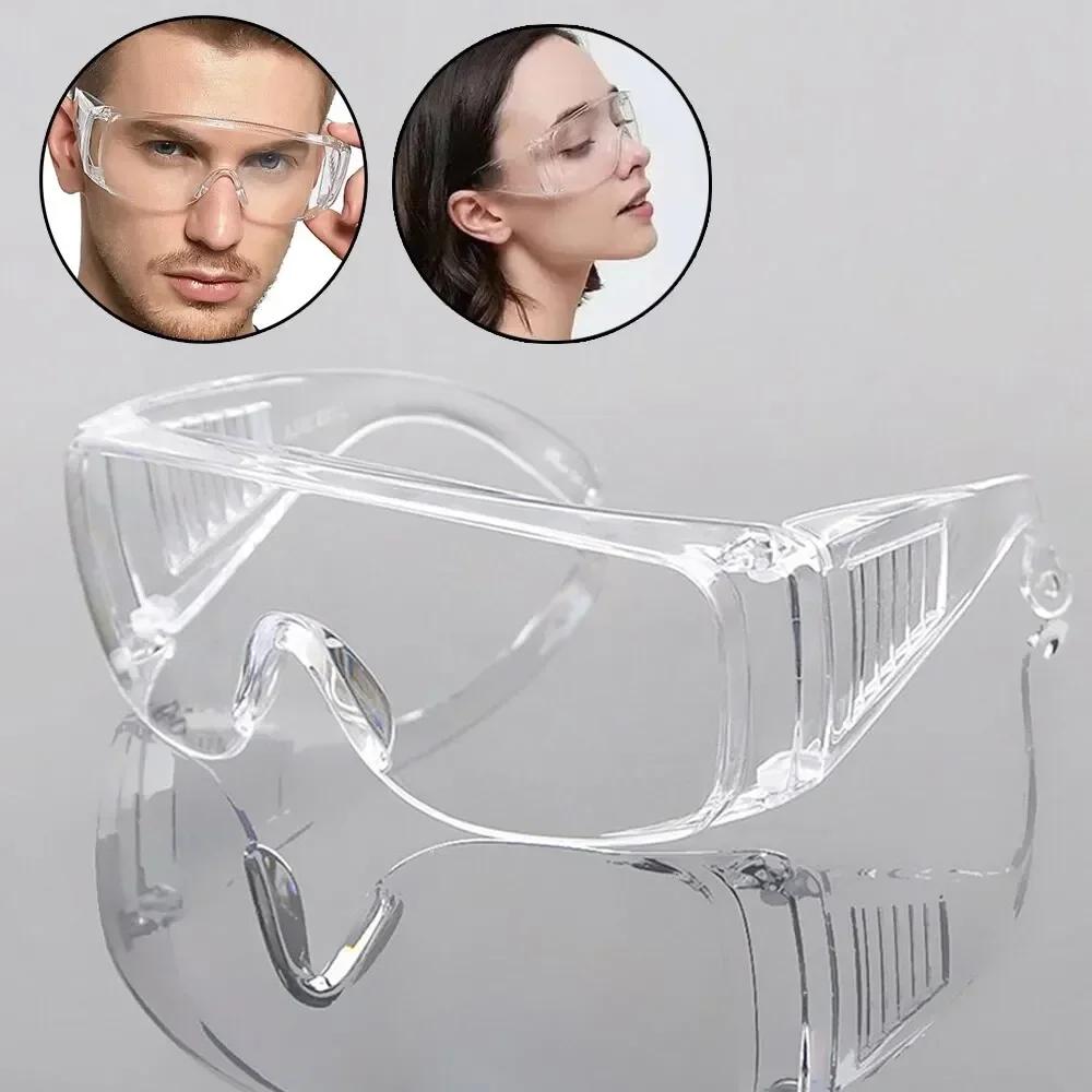 1Pcs Transparent Safety Goggles Protective Safety Glasses Anit-Splash Dust-Proof Sand Work Lab Eyewear Spectacles Protection