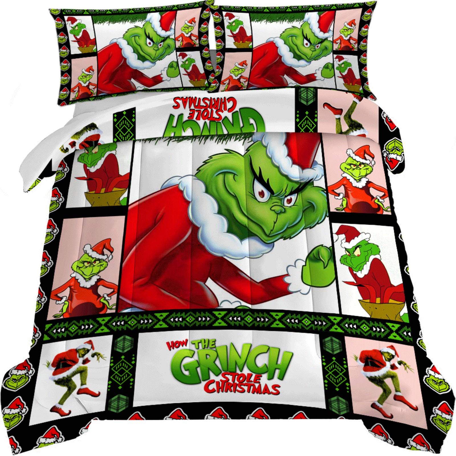 

Пододеяльник с принтом рождественских украшений. Супермягкая матовая микрофибра для двуспальной кровати. Удобный комплект с застежкой-молнией и 2 наволочками. One Size