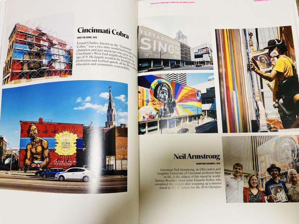 [USED] Rare Art Book Cincinnati, Ohio, USA Street Art