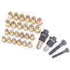 11Pcs/Set Mandrel Staple Hand Rivet Nut Easy Installation M3 M4 M5 M6 M8 M10 Manual Riveter Tool with Rivet Nuts