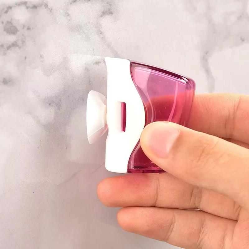 3Pcs Suction Cup Toothbrush Holder Dustproof Wall Mount Toothbrush Head Covers Bathroom Travel Hotel Tooth Brush Organizer