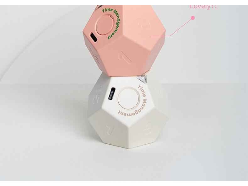 Temporizador electrónico de 12 caras para autodisciplina y gestión del tiempo