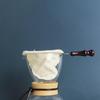 Reusable Coffee Filter Bag, Decor Handcraft, with Handle Flannel Cloth, Washable, Accessories Parts,