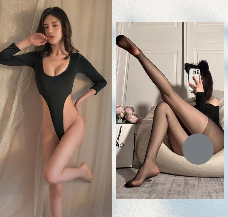 Sex Underwear Sexy Passion Pajamas Open Crotch Free of Pure Desire Suit One-piece Small Chest Uniform Temptation