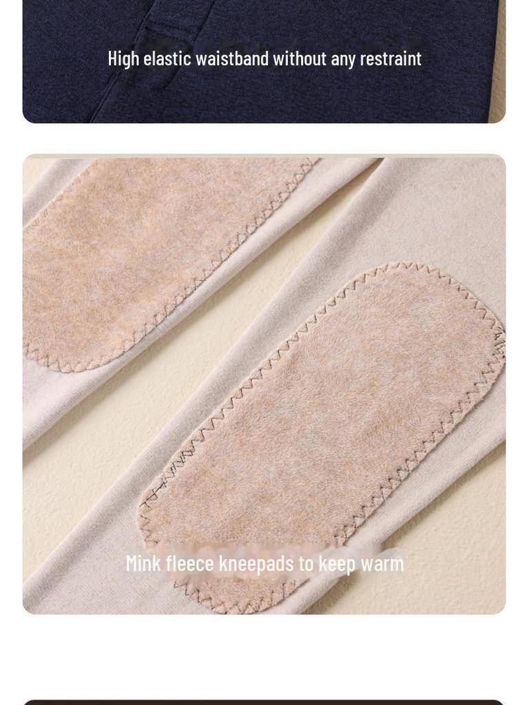 Women's Self-Heating Winter Thermals: Double-Sided Brushed Velvet Suit