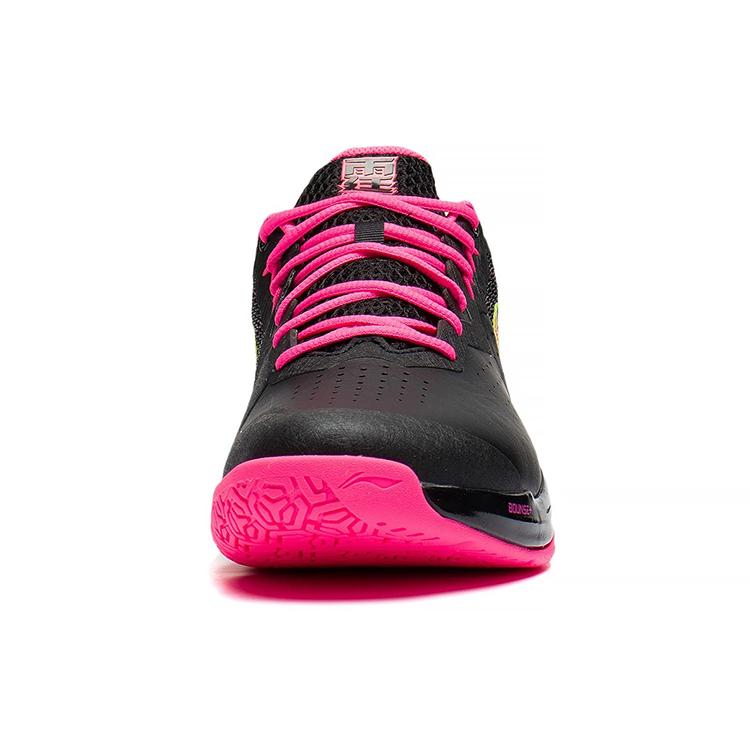 New LINING Thunder Badminton Shoes Unisex Low top Black AYAS018-4