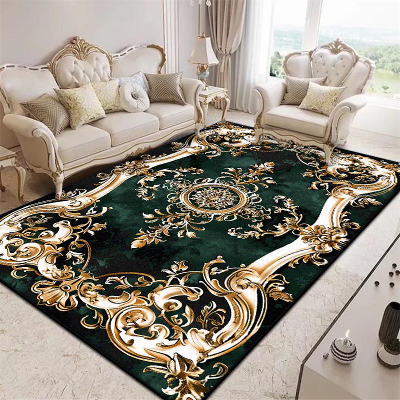 Large Size Luxury Gorgeous Carpet Living Room Decoration Coffee Table Area Non-slip Floor Mat Bedroom Cloakroom Entrance Rugs