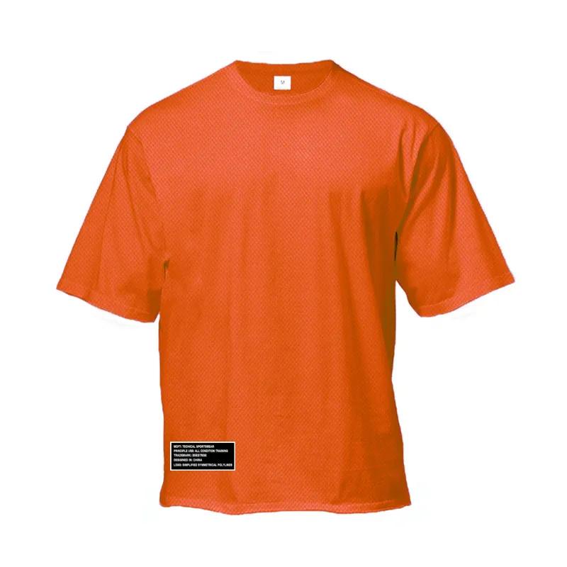 Do The Work  Summer New Brand Mens Quick-drying Mesh Bodybuilding Fitness Gym Sports Workout Large Size Loose Short Sleeve T-shirt