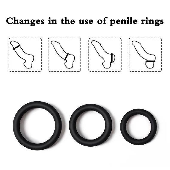 Male Cock Ring Penis Ring Delay Ejaculation Scrotal Binding Ball Stretcher anillos para hombre Silicone Cockring Sex Toy For Men