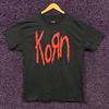 Korn Reverse R Band Name Spell-Out Nu Metal Band T-Shirt L Unisex T-Shirt