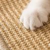 Cat Scratch Mat Prevent Slip Scratch Resistant Furniture Protector Sisal Cat Scratching Pad for Sofa Wall Floor M with