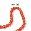 Natural Red Agate Round Beads for DIY Bracelet & Necklace Jewelry - Green Aventurine Accessories