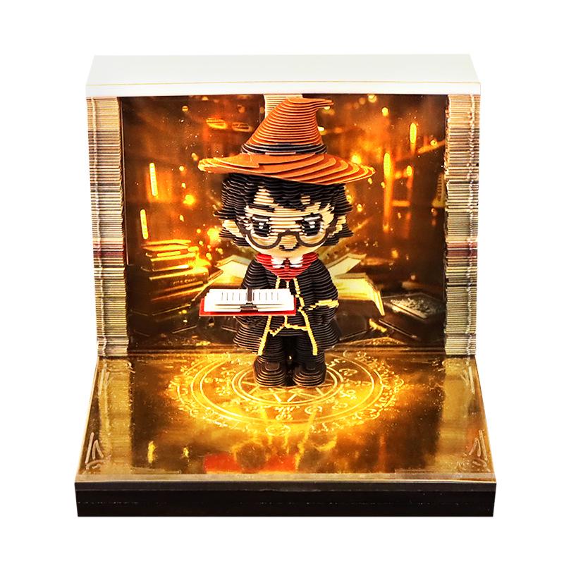 Harry Potter Magischer Adler 3D-Papier sculpture Haftnotizen Ornament