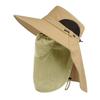 Sun Hat Summer Outdoor Fishing Bucket Hat Men and Women Mountaineering Sun Hat Neck Protection Large Size Sun Hat