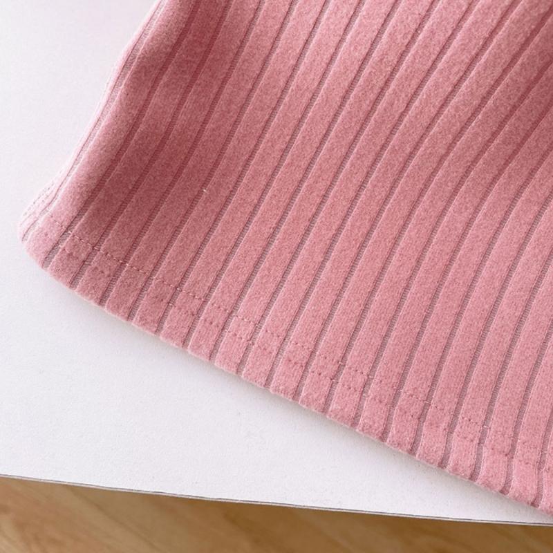 Топ с утолщенным воротником и высоким воротником в западном стиле с цветочной вышивкой для девочек