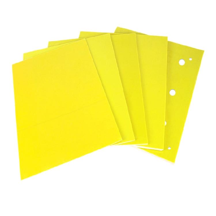 Multipacks Of 10 Yellow Epoxy Boards, Surfaces Leakage Resistant, 3240 Epoxy Board For Electrical Equipment Insulation