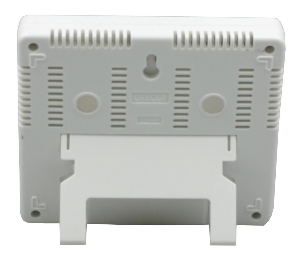 Cresel Indoor Digital Thermometer and Hygrometer Heat Stroke Prevention Guide Meter with White Alarm, CR-1200W