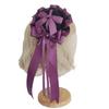 Elegant Lace Ladies Top Hat Gothic Bowlers Hat for Dress up Photo Shooting