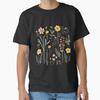 Tiny Wildflowers Classic T Shirt Vintage Graphic Versatile Unisex Stretched Fashion Homme Slightly Stylish Comfortable
