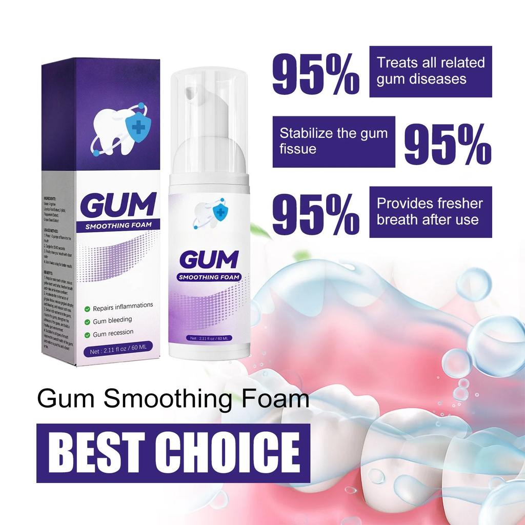 Tooth Whitening Foam Mousse Prevent Periodontitis Toothache Relief Dental Calculus Stain Removal Repair Gums Decay Oral Hygiene