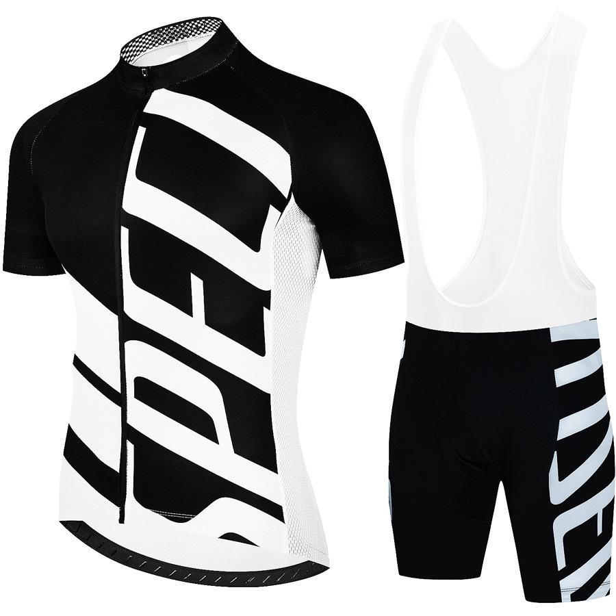 Tour De France Team Cycling Jersey & Pants Set Men's Short Sleeve Summer Bike Clothing Breathable Quick Dry Outdoor Road Bicycle